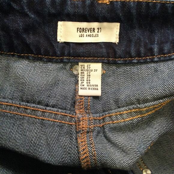 Forever 21 Ultra Hi-Rise ankle loose leg jeans 27 - Picture 5 of 5